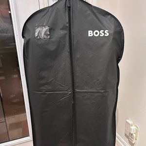BOSS-Black Leather Coat-BRAND NEW-Less than 1/2 Price
